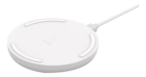 Cargador Inalambrico Belkin 10w Boost Charge Blanco + Cable