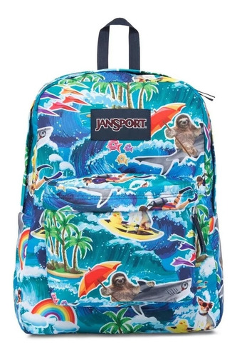 Mochila Jansport Superbreak 25 Ltrs  Hombre Mujer Colores