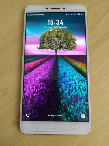 Xiaomi Mi Max 2 - 4gb - 128gb - Dourado - Impecável