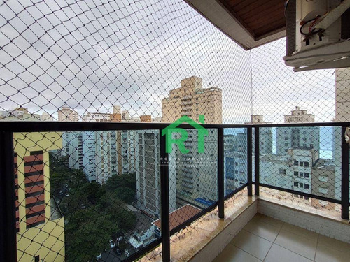 Imagem 22 de 24 de Apartamento Na Praia, Vista Para O Mar, 3 Dormitórios, Sendo 1 Suíte, 3 Sacadas, 2 Vagas De Garagem, Lazer Completo, Pitangueiras - Guarujá/sp - Fl0067