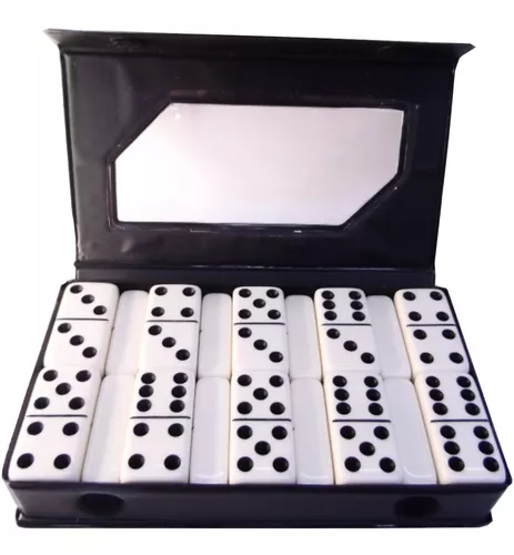 Jogo De Domino Profissional 28 Peças Jumbo 1,1 Cm Espessura