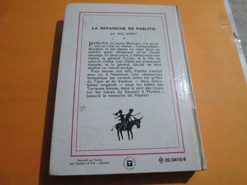 La Revanche De Pablito Walt Disney, Año 1957 (Usado)