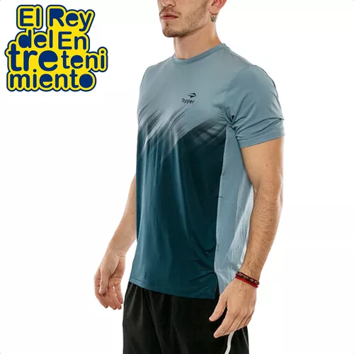 Camiseta Remera Topper Entrenamiento Hombre Original - Gris/DG — El Rey del  entretenimiento