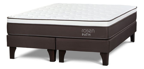 Cama Europea Path Brown King 200 X 200 Cm Rosen