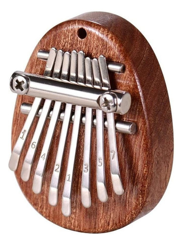 Kalimba Mini Portátil Pulgar Piano Percusión 8 Teclas