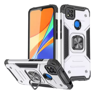 Funda Xiaomi Redmi 9c Luxury + Cristal Templado 9d