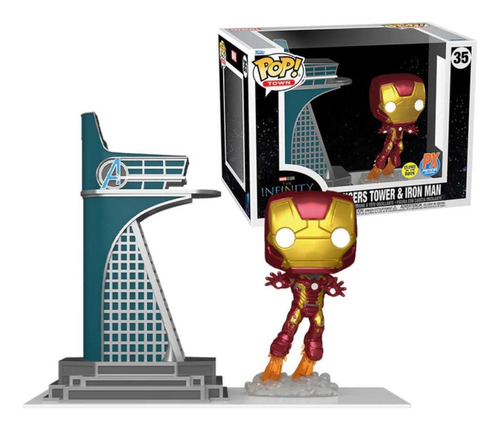 Avengers 2 Iron Man With Tower Funko Funko Pop! Marvel 