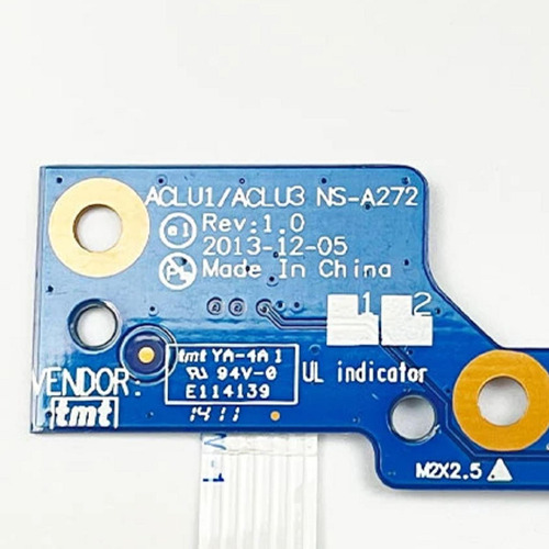 Placa Encendido Metal Y Plastico Azul G40-30 G40-45 Ns-a272