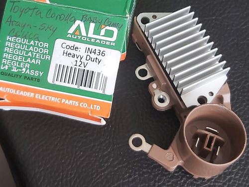 Regulador De Alternador 3 Pin Redondo Toyota Cod: In-436