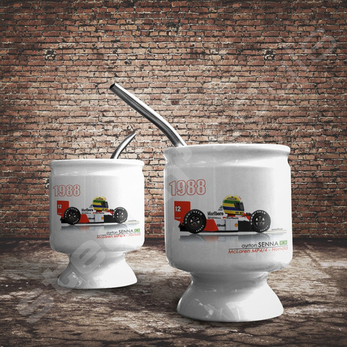 Mate Plastico Formula 1 #013 | F1 / Ayrton Senna / Racing