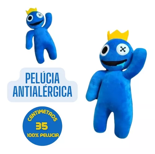 Pelúcia Boneco Azul Babão Rainbow Friend Roblox Monstro Blue