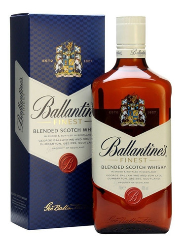 Whisky Ballantines 750 Ml Importado Estuche Whiskies Whiskey