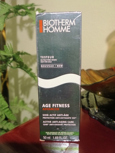 Biotherm Homme Age Fitness Advanced 50ml Tester Todo Tipo De Piel Día/noche