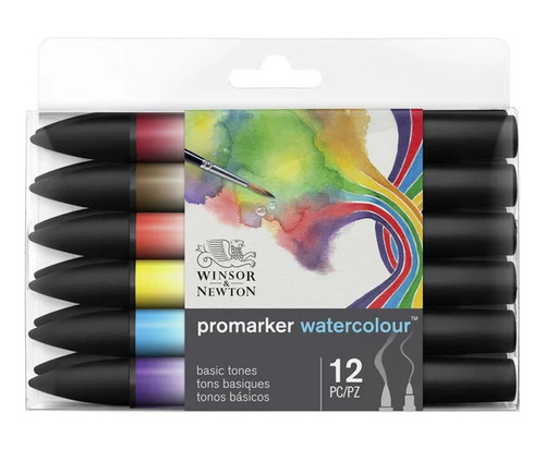 Marcadores Acuarelables Promarker Winsor & Newton X12