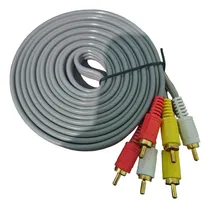 Comprar Cable Rca A Rca 3 Metros Audio Y Video Uso Rudo 9 Pz