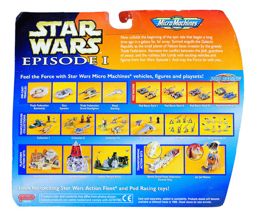 Star Wars Micro Machines Episode 1 Collection 4 Detalle