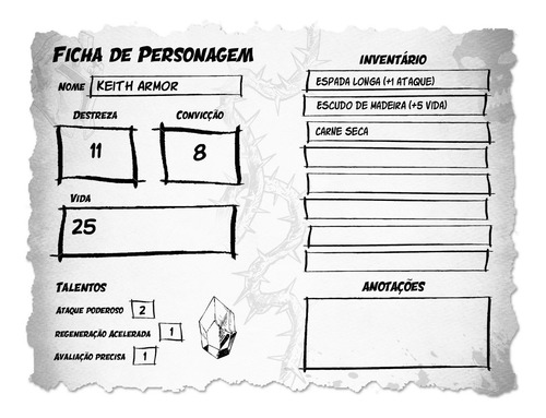 Imagem 3 de 6 de Manto De Coragem - Athos Beuren (rpg Livro-jogo)