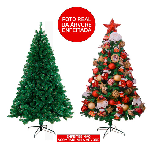 Arvore Natal Gorda Promocao Luxo Pinheiro Cheia | Frete grátis