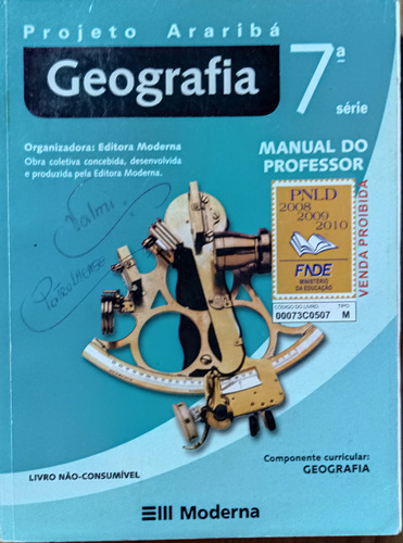 Projeto Arariba Geografia 7ª Serie