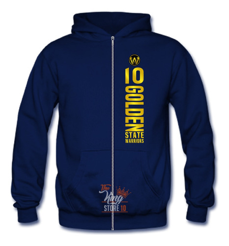 Poleron Con Cierre Gold Blooded De Golden State Warriors The King Store 10