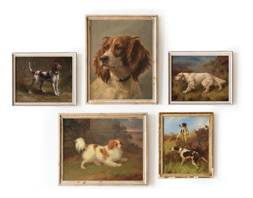 Wall Art, Dog Poster, Picture Of Dogs, Painting Of Dogs, Un.