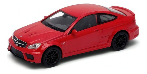 Mercedes-benz C 63 Amg Coupe Rojo Welly 1:34 43675cw