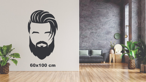 Sticker Para Pared Cara De Hombre 60x100cm