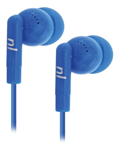 Fone De Ouvido Intra Auricular Newlink Beat Fc202 Azul