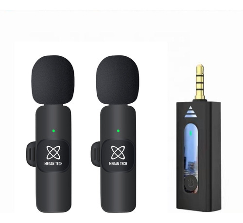 Microfono Corbatero Inalambrico Celular 3.5mm 2 Mic K36