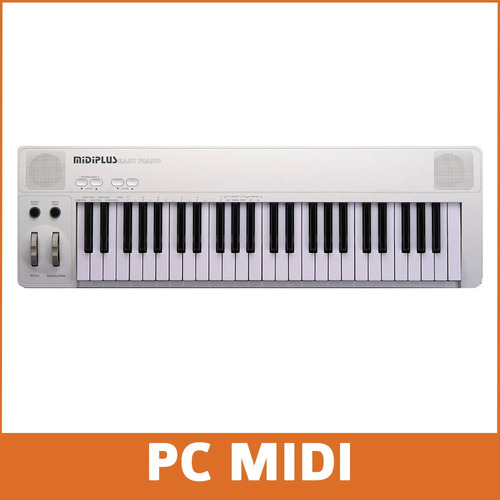 Imagen 7 de 10 de Teclado Musical Midiplus Easy Piano 49 Teclas + Cuotas