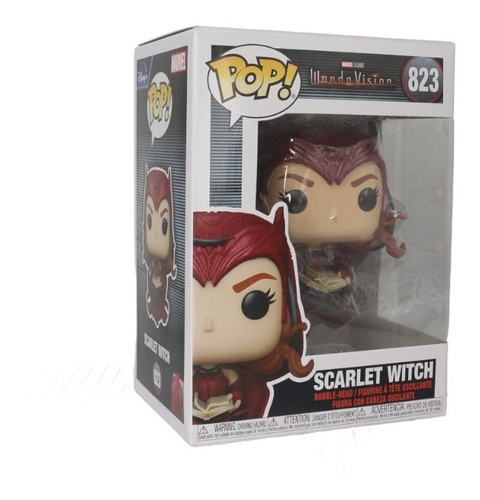 Funko Pop Scarlet Witch 823 Bruja Escarlata Caja Lastimada