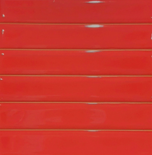 Cerámica Europea Space Brillo Rojo 6x1 31 X 31