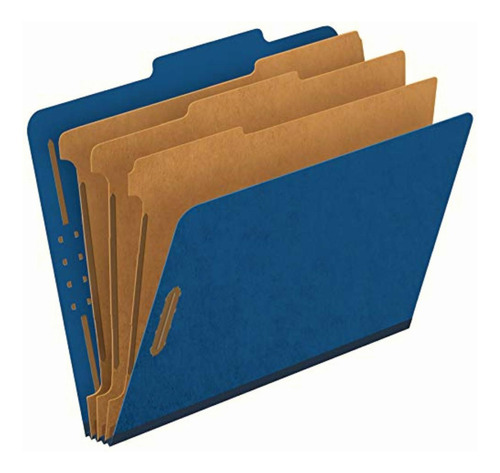 Pendaflex Carpeta 3 Divisores, Cierres, Azul, Carta