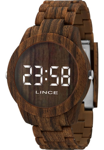 Relógio Feminino Lince Led Branco Mdp4614pbxnx