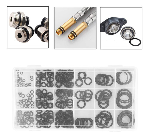 Kit De 225 Piezas O Rings Surtido Juntas Tóricas Nitrilo
