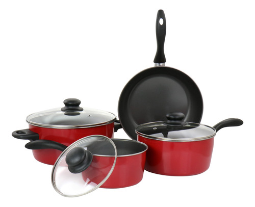 Set 7 Utensilios De Cocina De Acero Al Carbono Gibson Home