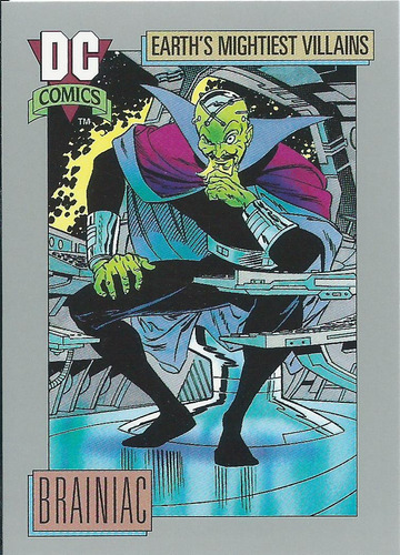 Barajita Brainiac Dc Comics 1991 #84 Mightiest Villains