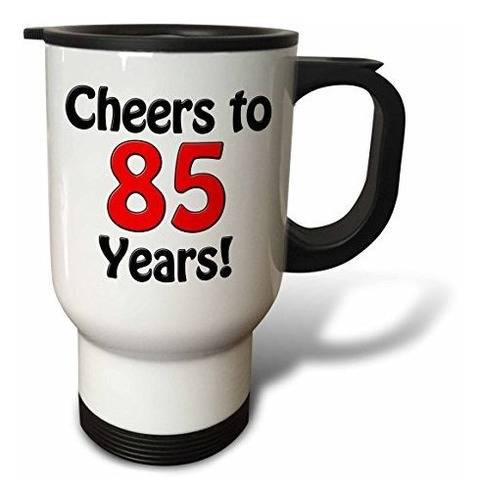 Vaso - 3drose Cheers To 85 Years - Taza De Viaje Roja De Ace