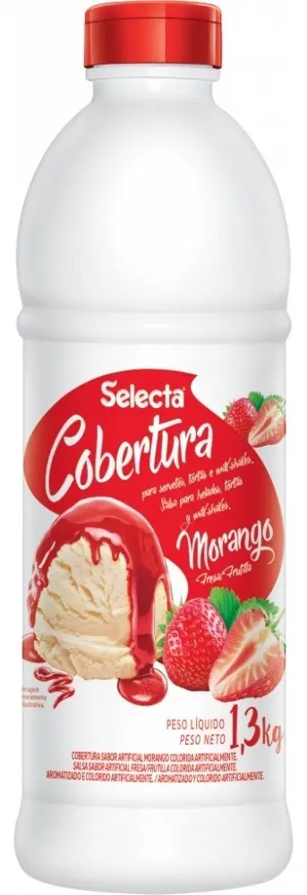 Cobertura Morango 1,3kg