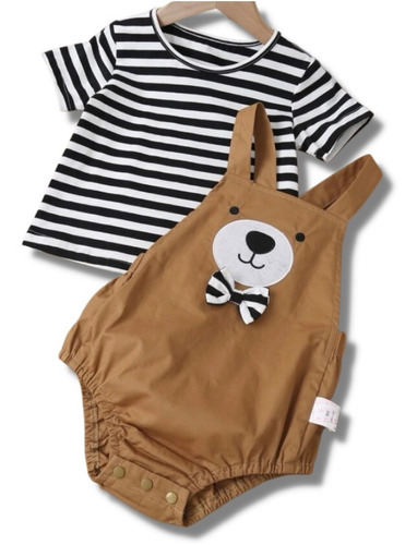 Conjunto Para Bebes De Camiseta Y Braga