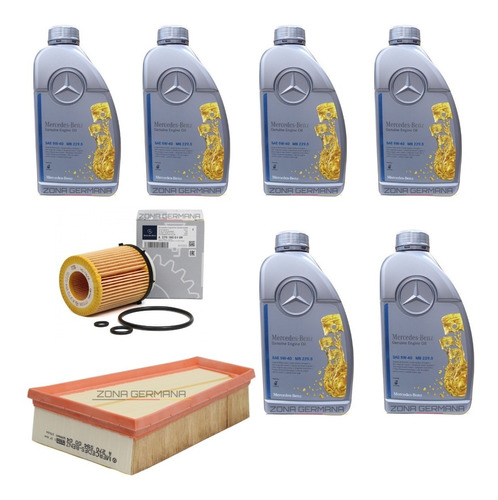 Cambio Aceite Y Filtros Mercedes Benz A200 A250 Kit Original