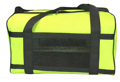 Bolso Transportador Mascotas Color Amarillo Fluor