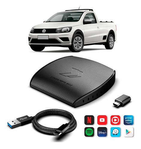 Faaftech Streaming Box S 2gb Ram 32gb Saveiro Carplay