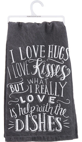 Primitives By Kathy I Love Hugs I Love Kisses - Toalla De Co