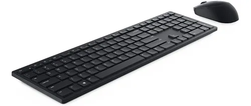 Teclado y ratón inalámbrico blanco para portátil Dell