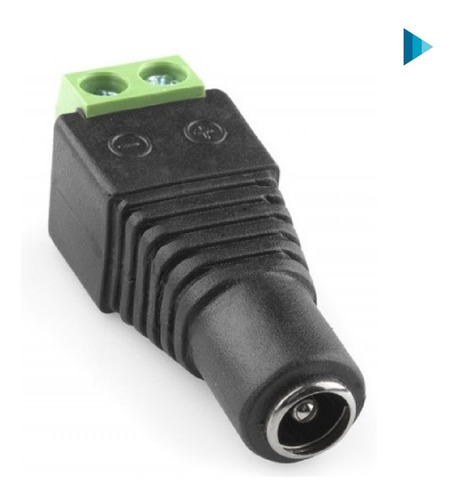 Conector Ficha Plug Hembra Alimentacion Dc Camara Led X 50u