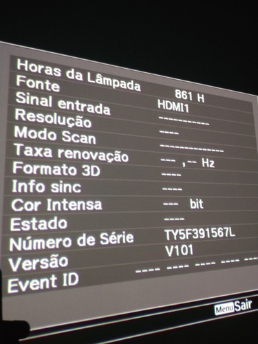 Projetor Epson Home Cinema 2030