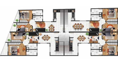 Cobertura Com 2 Dormitórios À Venda, 115 M² Por R$ 320.000 - Cidade São Jorge - Santo André/sp - Co4556