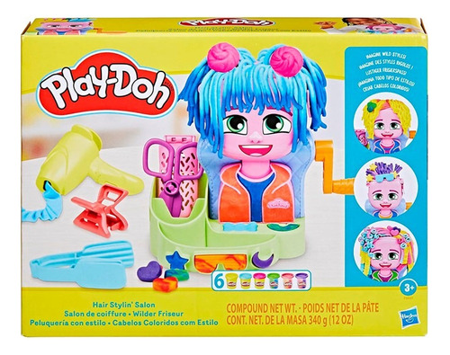 Hasbro F8807 Play Doh: Set Peluquería Con Estilo