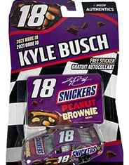 Kyle Busch Authentics Wave Peanut Brownie Car Escala Inserto